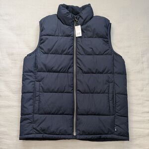 NWT Gap Kids Navy Blue Puffer Vest Size Youth Boys XL 12 Water Resistant